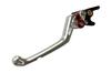 BIKERS Brake Lever for Left Billet Premium Silver ADV150, Side, Rear, 6-Position Adjustable, Aluminum, Type, (BK-H0703-SLV)