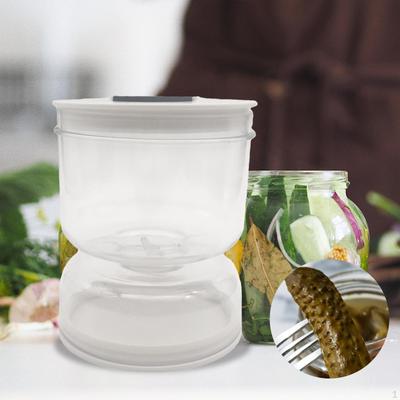 Szczelny separator kimchi do marynat i soku z klepsydry z oliwek z klapką