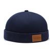 Cappello da Marinaio Cappelli Senza Visiera Berretto Berretto Cappello Per Uomo Donna Velluto a Coste Stile Retro Polsino Arrotolato Cappello da Porto