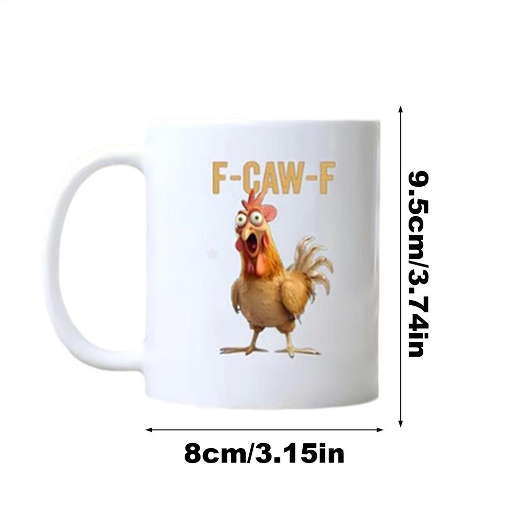 Cute Cartoon Animal Mug Novelty Ceramic Coffee Mugs with Chicken  Design Funny Creative Chicks Milk Cup for Easter Gift