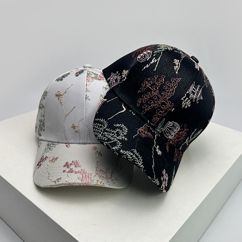 Chic Butterfly Elegant Baseball Caps Casual Sun Protection Air Permeable Outdoor Use Peaked Hats All-Match Fashion Vintage Ins Latest Women China
