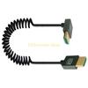B03C High Performances HDMIcompatible Male to Male Coiled Cable 8K@60Hz Stretchable for Camera