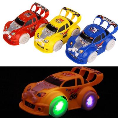 Kinderspielzeug, Weihnachten, automatische Lenkung, blinkende Musik, Rennwagen, elektrisches Spielzeug