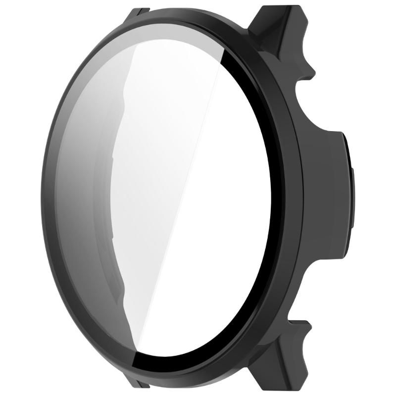 

Smartwatch Cover Shell Case with Tempered Glass Film for 4 41mm Screen Protector Film Cover Scratchproof чорний