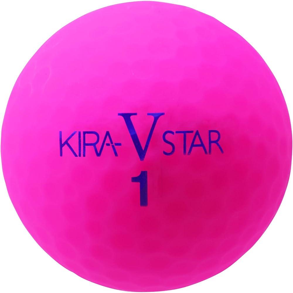 Kasco Kira Star V Unisex Golf Balls Pink 2-Piece Design Optimal Head Speed 25-45