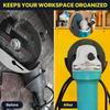 Easy Installation Wall Mount Storage Rack Space-Saving Design Sleek Tool Rack  for Polishing Tools