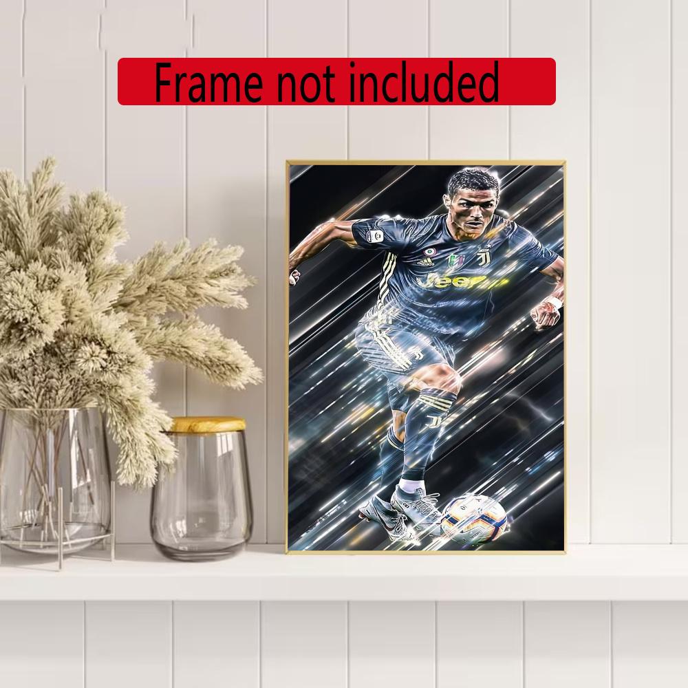 Juventus 5D Round Diamond Painting Kit Diamond Embroidery Painting Rhinestones Mosaic Frameless Handwork Decoration Arts