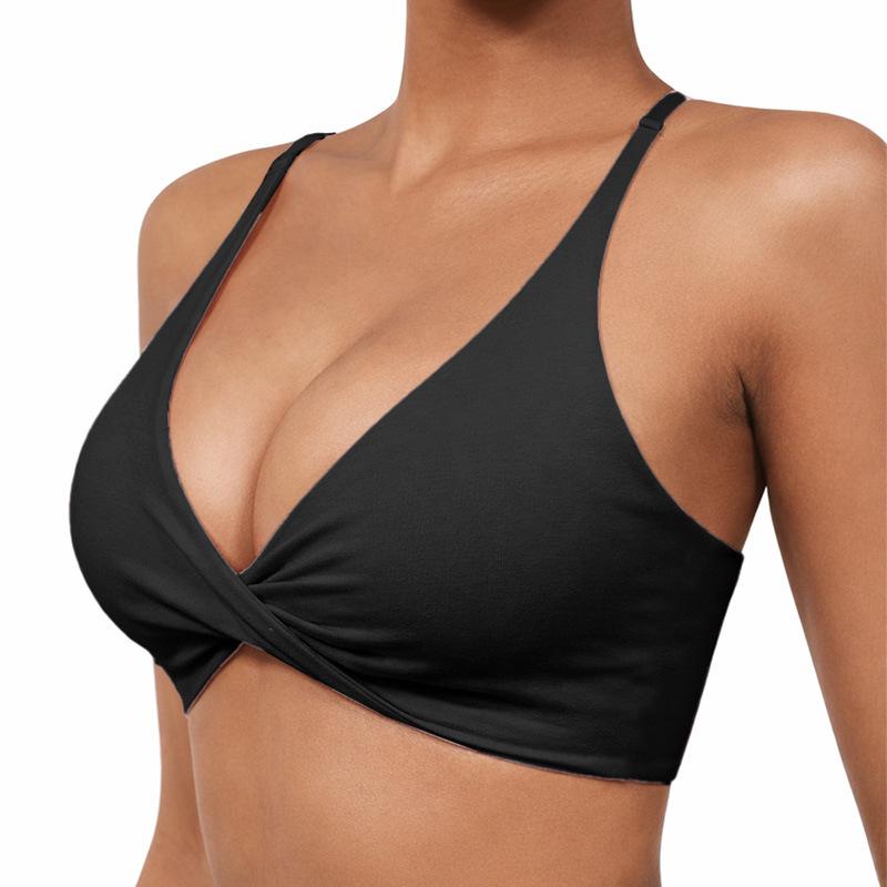 Women s Cross-Back Seamless Yoga Sports Bra Small