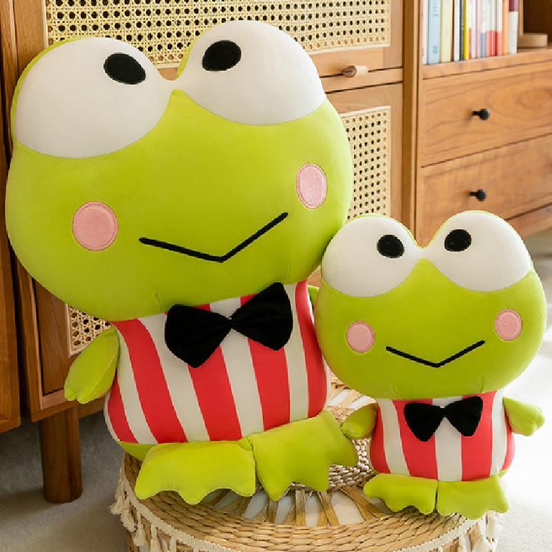 Adorable Large Eye Frog Plush Toy Cuddly Stuffed Animal Soft Pillow For Kids Gift