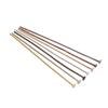 100-200pcs/bag 20 25 30 40 50 60mm Flat Head Pins Gold/Copper/Rhodium Headpins For Jewelry Findings Making DIY Supplies