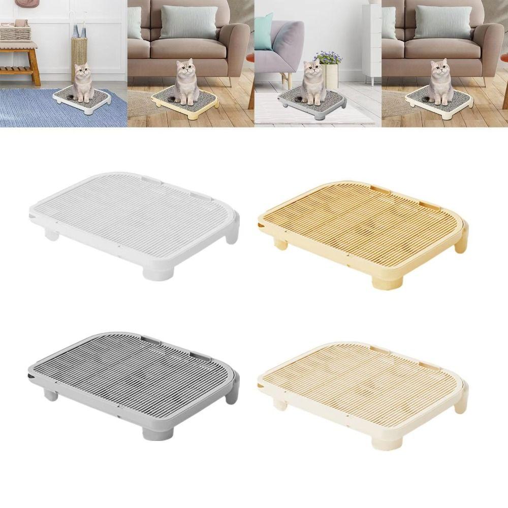 Anti-splash Cat Litter Mat Detachable Kitty Litter Trapper Mats  Indoor