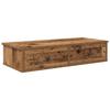 VidaXL Wall Shelf with Drawers Old Wood Engineered Wood 859957