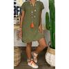 Cotton and Linen Dress