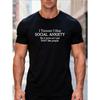 Men's Fun Casual T-shirt, Printed T-shirt, Short-sleeve Top, Comfortable, Suitable for Work and Outdoor Activities, Full of Design Flair