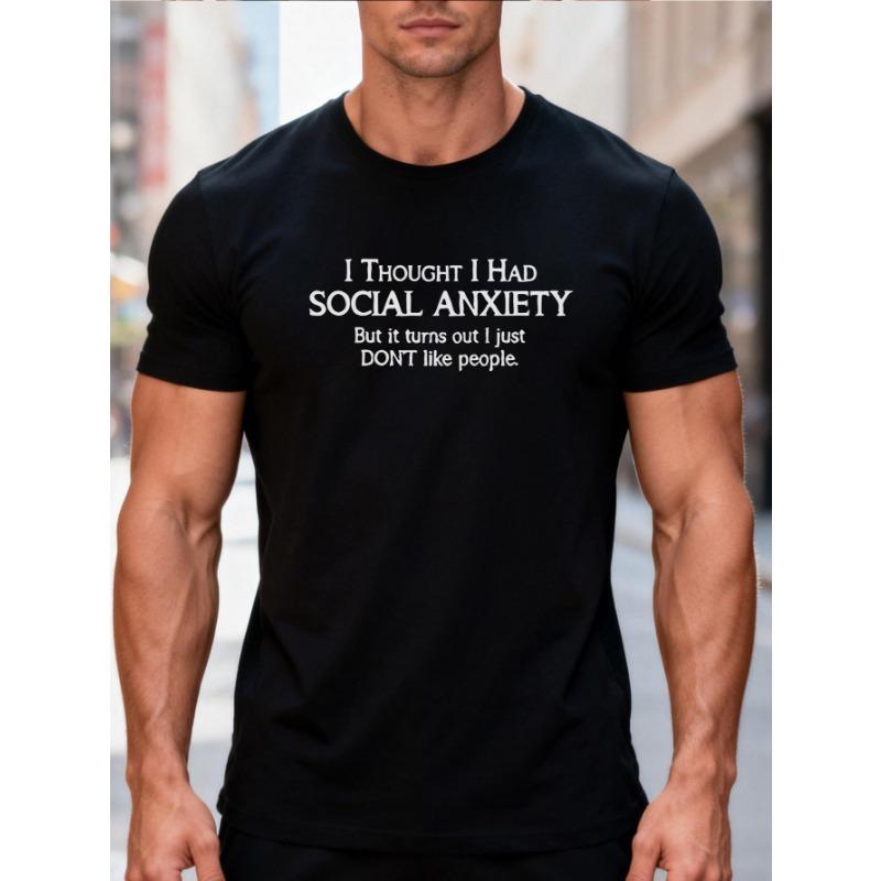 Men's Fun Casual T-shirt, Printed T-shirt, Short-sleeve Top, Comfortable, Suitable for Work and Outdoor Activities, Full of Design Flair