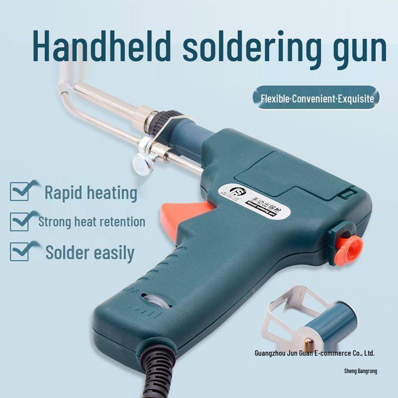High-Power 60W Handheld Electric Soldering Iron with Automatic Solder Feed