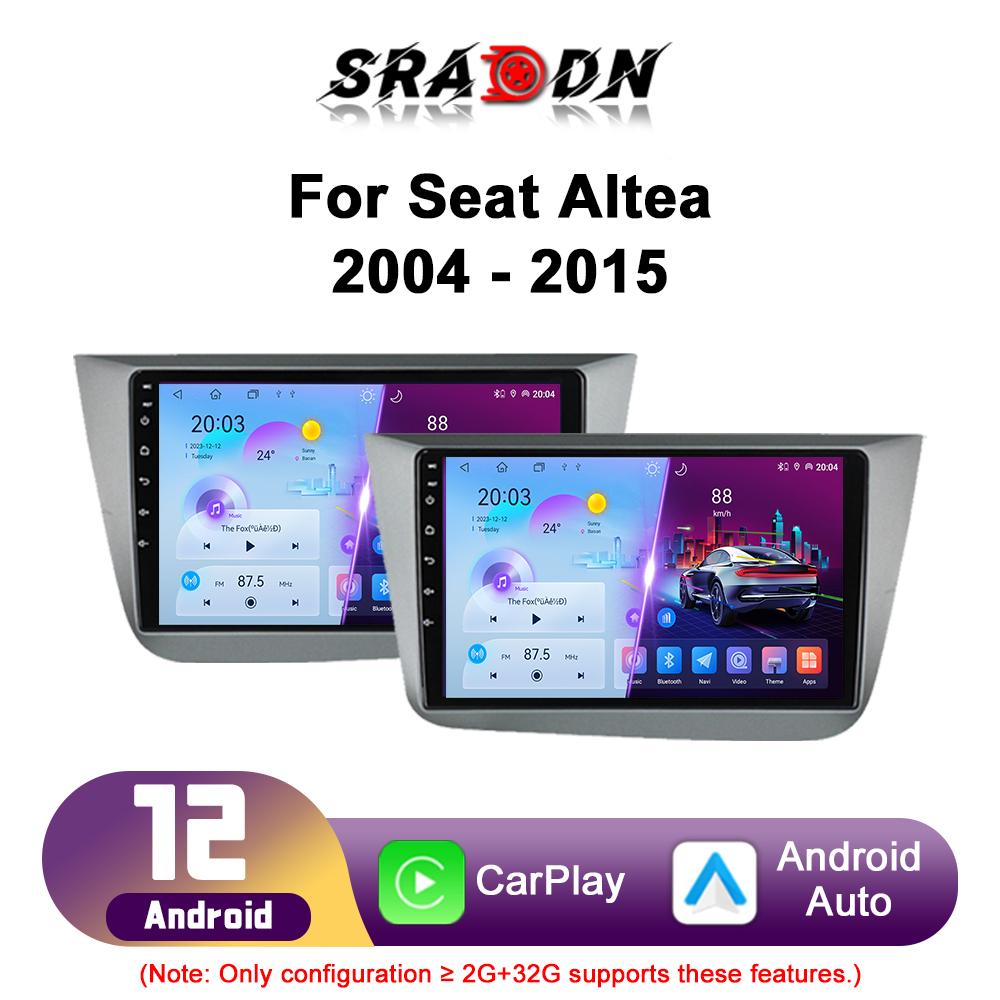 Car Radio For Seat Altea XL Toledo 2004 - 2015 Android Multimedia Video Player Navigation GPS Carplay Touch Screen Auto Stereo Intelligent Systems