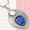 Tanzanite Set Jewelry Quartz  Gemstone Pendant 18-20'' Necklace