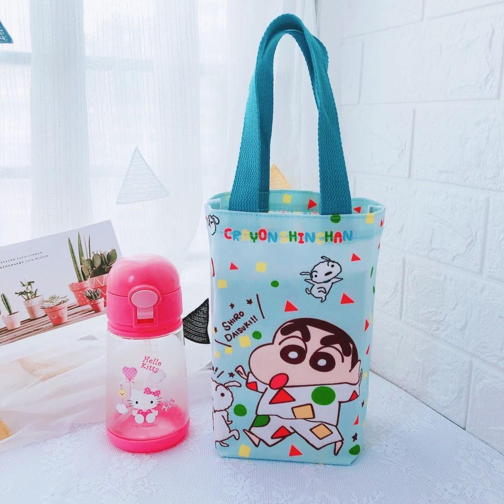 Cartoon Shin Chan Insulated Canvas Bag For Picnic And Carrying Casual