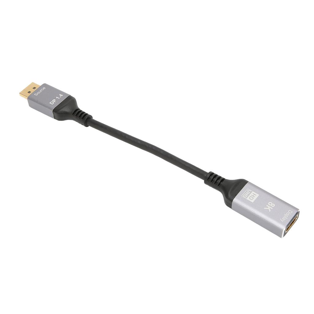 DisplayPort 1.4 to HD Multimedia Interface 2.1 Cable 8K 48Gbps Support HDR 3D AV Adapter Cord for Laptop PC TV Projector