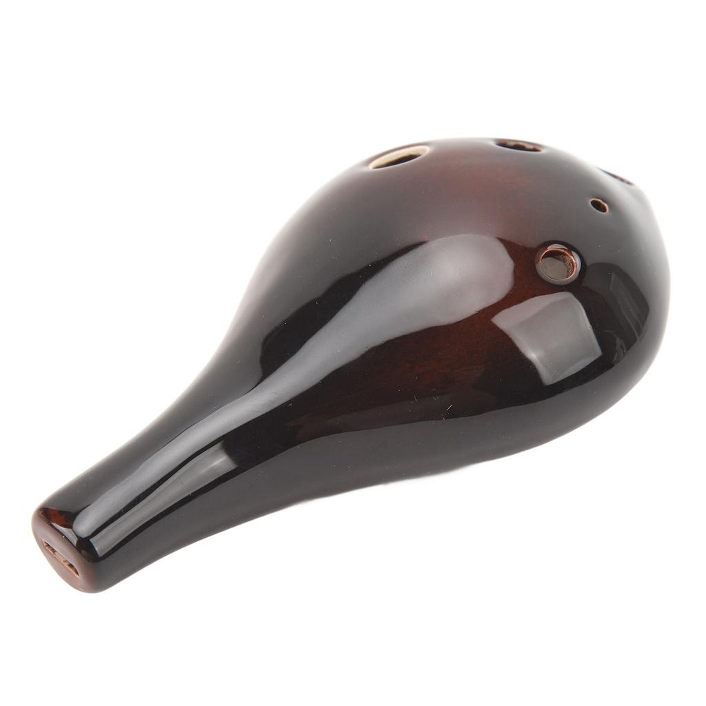 6 Dziur Altowy Ton C Ocarina Flet ze Sznurkiem Wygodny Chwyt Czuła Artykulacja Ceramiczny