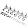 6 Sets Guitar Tuning Peg Closed String Tuner Key Machine Head Set Kit for Fender Electric Guitar