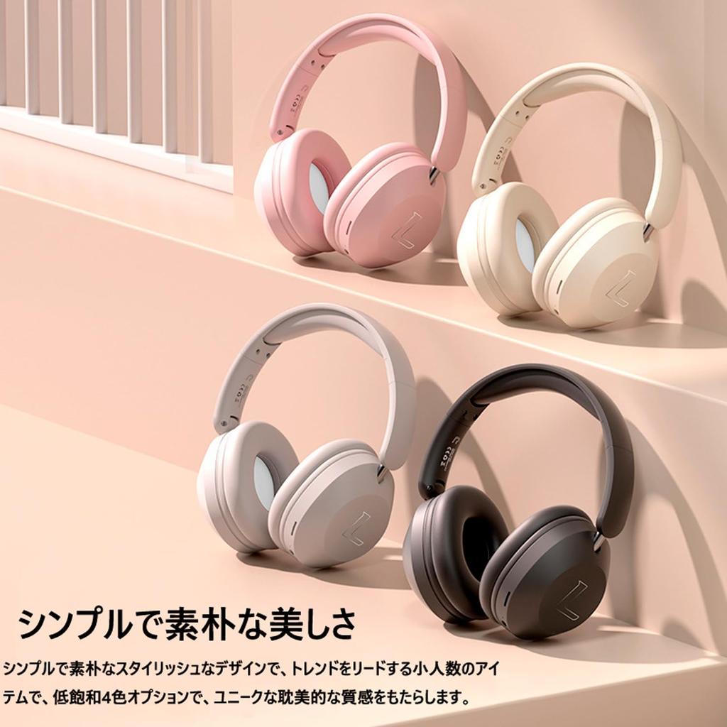 HAOYUJP New Bluetooth Wireless Bluetooth 40mm HD Driver Wired and Foldable and Rotating Headset, Earbuds, 5.3, Unit, Dual-Use Wireless, (Black)