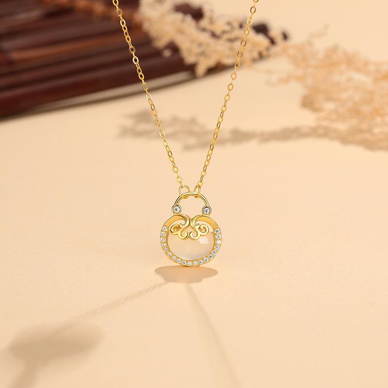 

Small and Luxury Ruyi Money Bag Necklace for Women s Birthday Gift Collar Chain