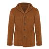 Herren Herbst Winter neue Kapuze reine Farbe lose lässige Plüschjacke