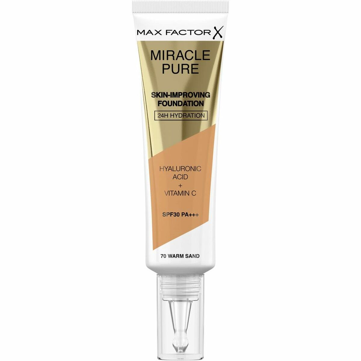 

Max Factor Miracle Pure Liquid Makeup Base Spf 30 Nº 70 – теплый песок 30 мл