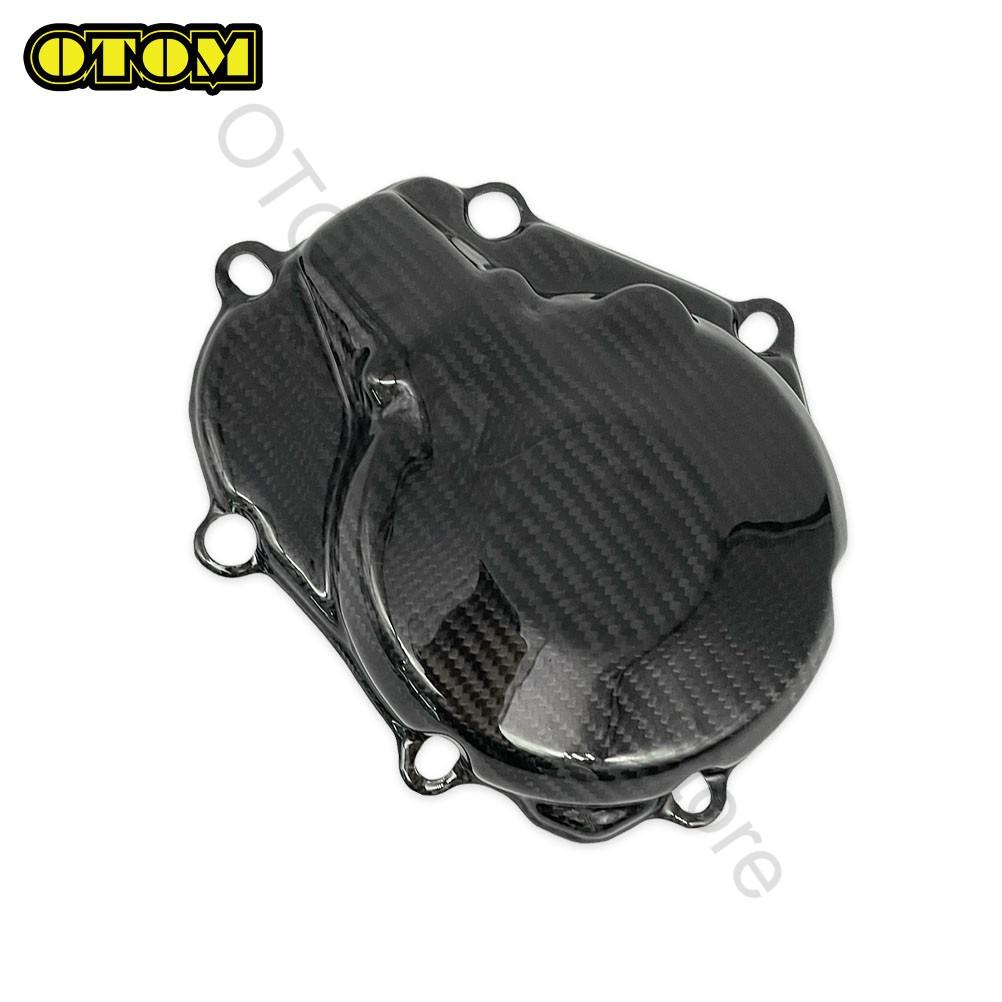 For KAWASAKI KX450F 2016-2018 Motorcycle Ignition Cover Carbon Fiber Guard Motor Stator Engine Protector Off-road Pit Dirt Bike