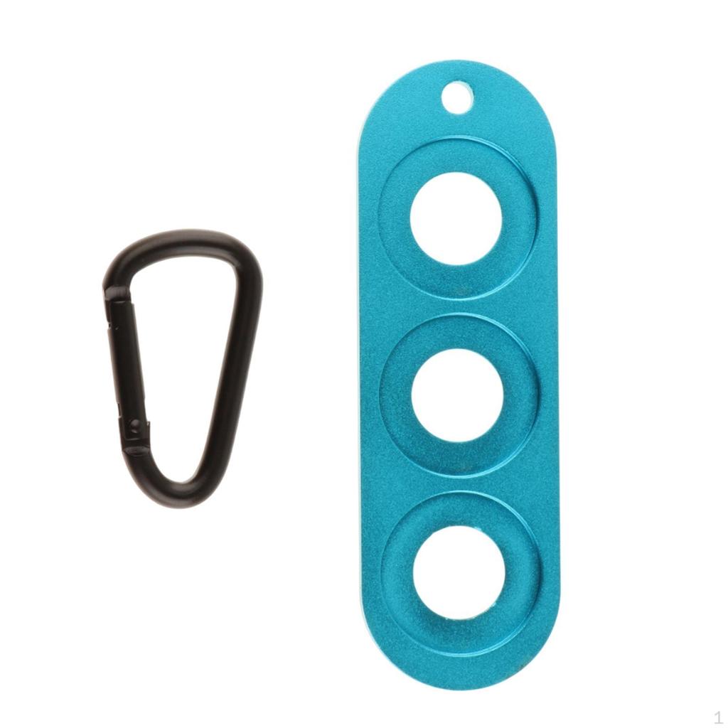 Pool Cue Joint Protector 3 Hole Holders Cover Case with D Buckle Gather Protective