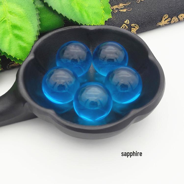 Xingtai Colored Crystal Glass Light Ball Bead Ornament