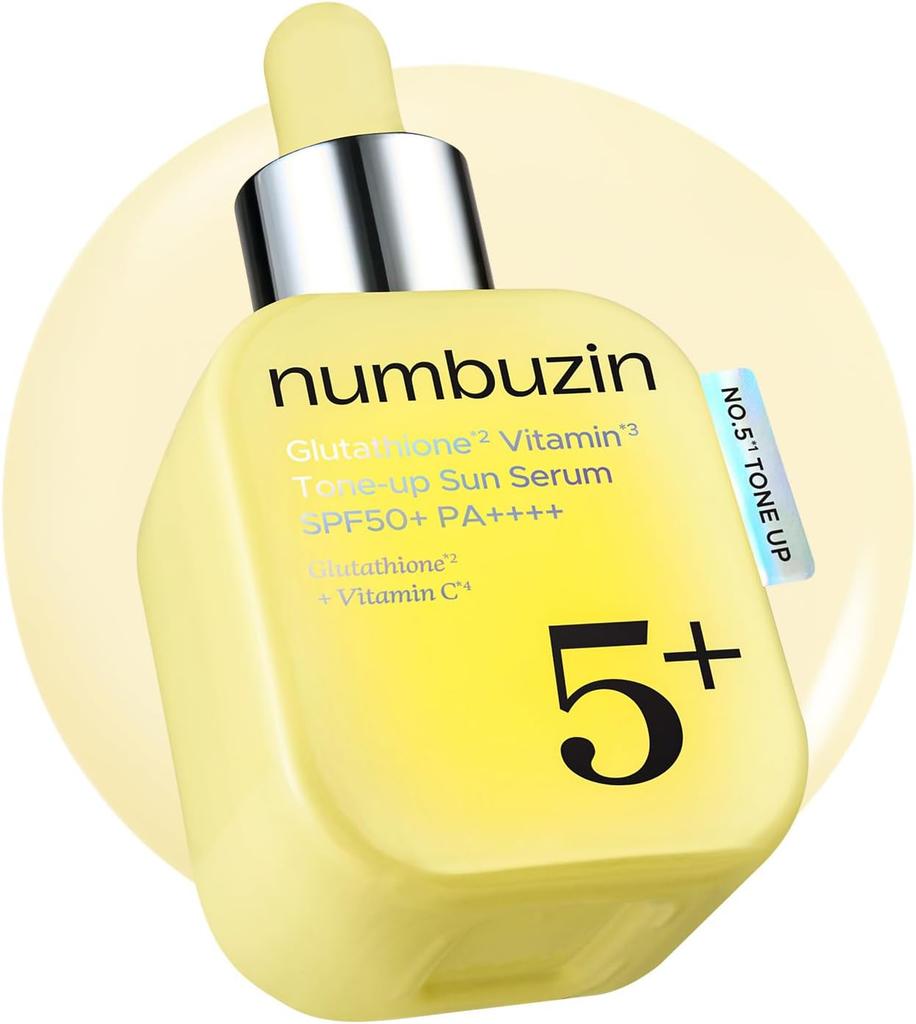 Numeri nella Base Tone-Up No. 5 Giada Bianca Glutathione C 30ml