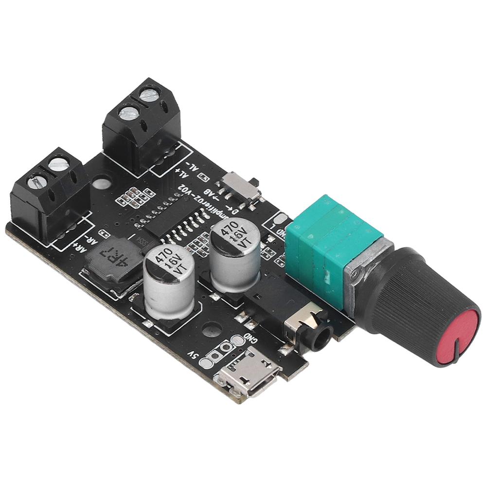 Mini Amplifier Board Stereo Output 2 Working Mode Sound Power Amp Module for Store Theater Speaker