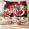 Stade Rennais FC Wall Tapestry, Soft Fabric Wall Hanging, Decorative Backdrop For Bedroom Home Wall Art
