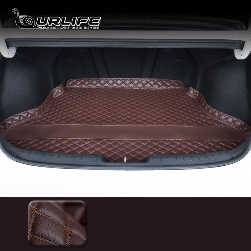 Car Styling Custom Rear Trunk Mat Leather Auto Cargo Mats Liner Pad Carpet Accessories For Hyundai Elantra CN7