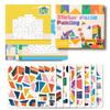 Non-Toxic 3D Animal Jigsaw Puzzle Stickers Diy Handmade Creative Collage Art Set With Self-Adhesive Paper Back To School Gifts Educational