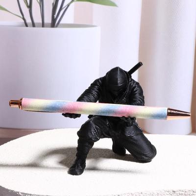 Ninja Style Pen Holder Creative Fashion Desk Ornament Stationery Storage Box Ideal Gift For Students Office Staff