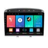 Android Auto Rádio Pro Peugeot 308 308SW 408 2010-2016 Multimediální Přehrávač Hlavní Jednotka Stereo GPS Navigace BT WIFI 1+16GB