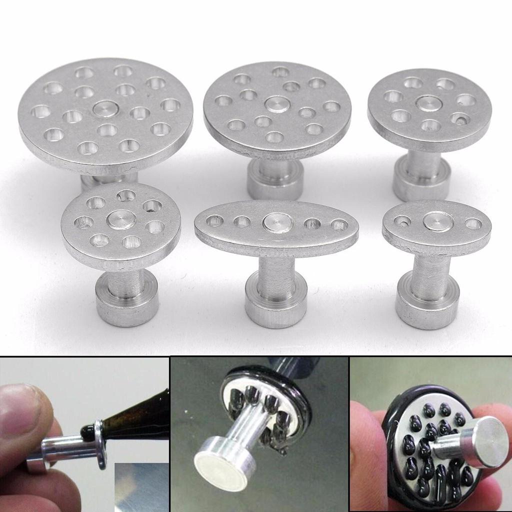 6pcs Car Aluminum Dent Removal Repair Tool Paintless Kits Glue Puller Sets Tabs Buy From 10 On Joom E Commerce Platform