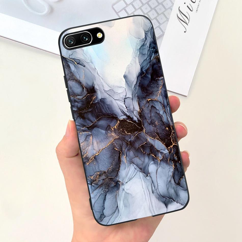 For Honor 10 Case Honor10 COL-L19 COL-L29 Fashion Moon Pattern Soft Silicon Protective Cover Phone Cases