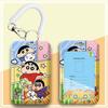 Crayon Shin-chan Cartoon Student Lanyard ID Badge Holder for Campus Use