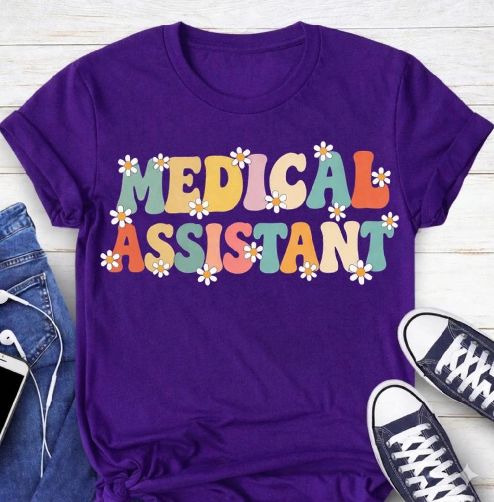 Retro Medical Assistant Week Shirt - Groovy MA Appreciation Day Gift for Her