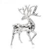 Crystal Flower Brooches for Women Luxury Silver Color Banquet Wedding Clothing Pin Female Gift