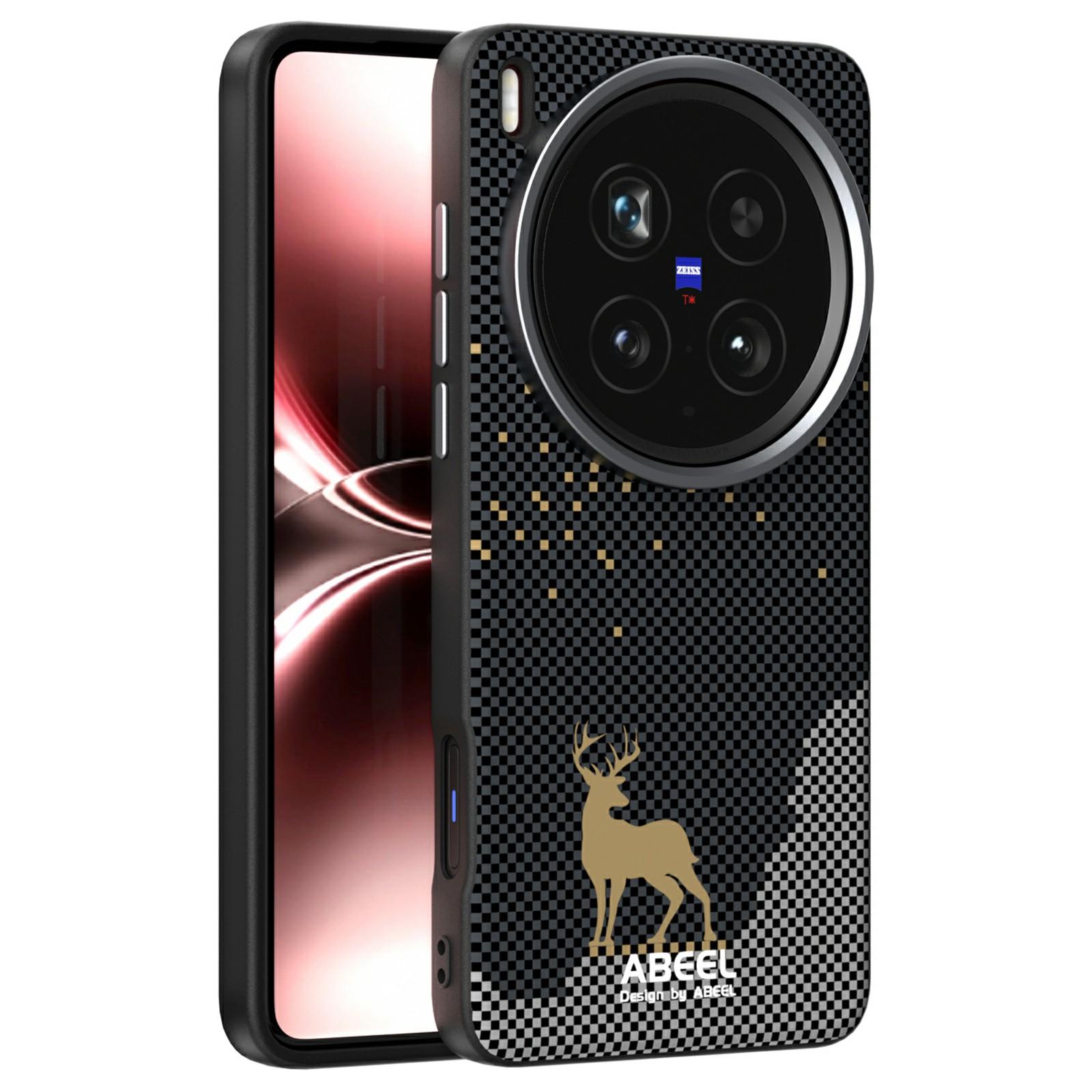 

ABEEL Для vivo X200 Ultra 5G Чохол Сумісний з MagSafe Ультратонкий ПК ТПУ Задня кришка для телефону Deer