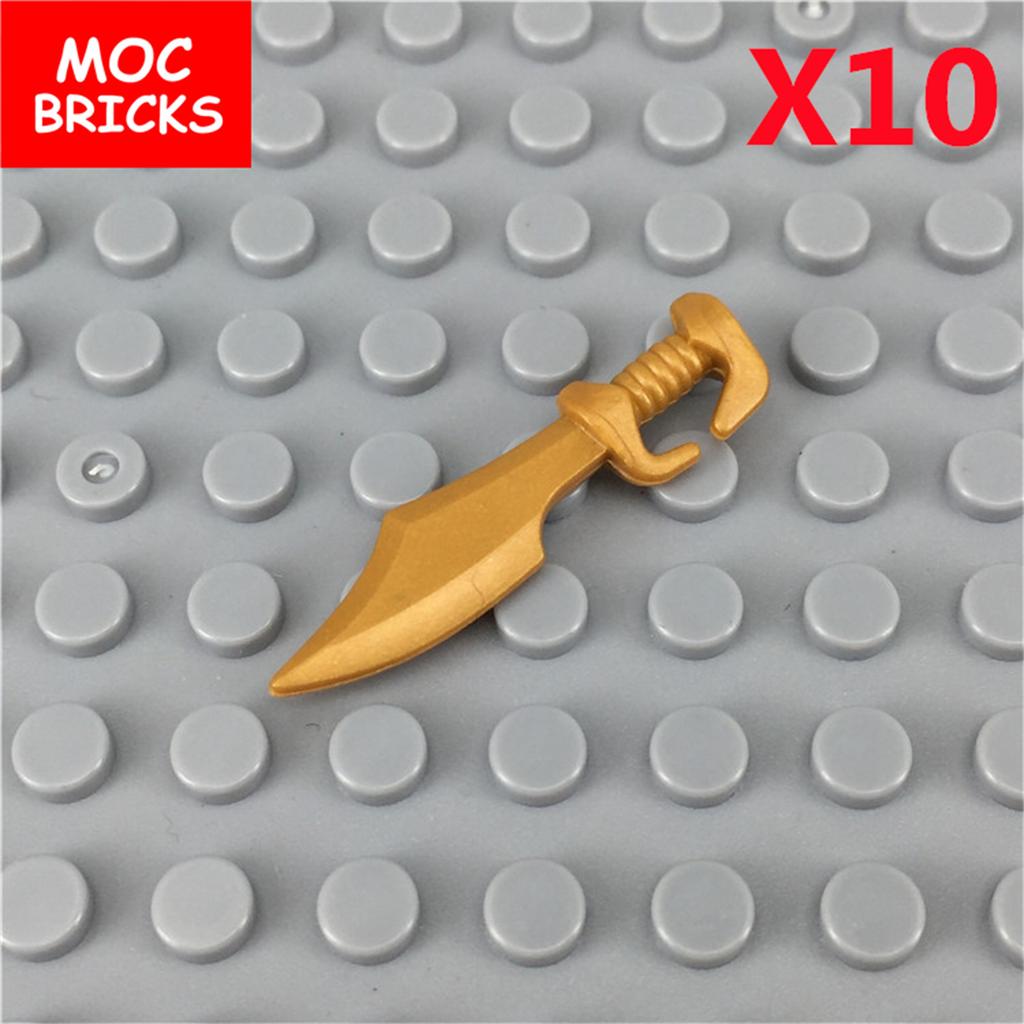 MOC Bricks Sleeve Sword Gun Knife Whip Bow Arrow Oil Bottle Box Soldier Army Action Figure Building Blocks Dolls Boys Toys