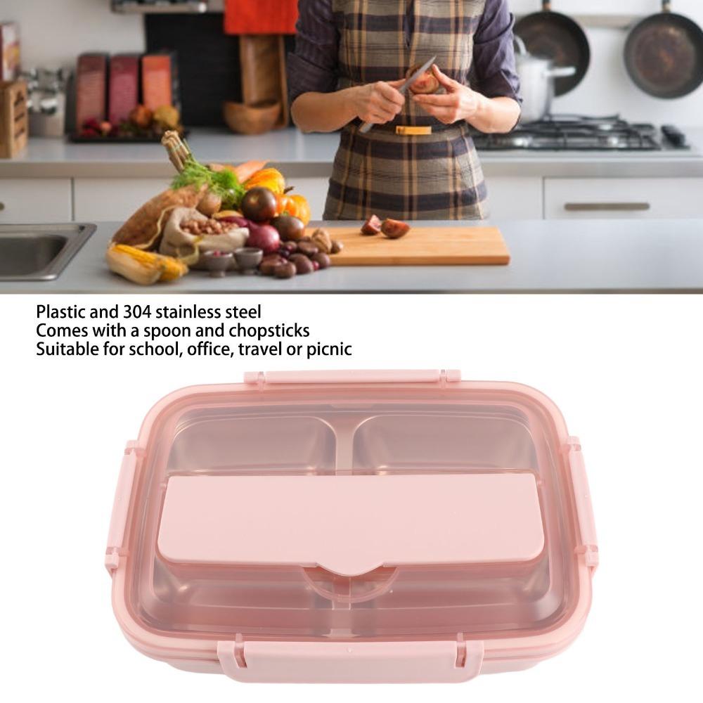 1,4L Auslaufsichere Brotdose 304 Edelstahl Bento-Lunchbox Niedliche Isolierte Lunchbox Für das Büro