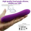 10-Mode USB Rechargeable Silicone Vibrator with Heating and Silent Massage