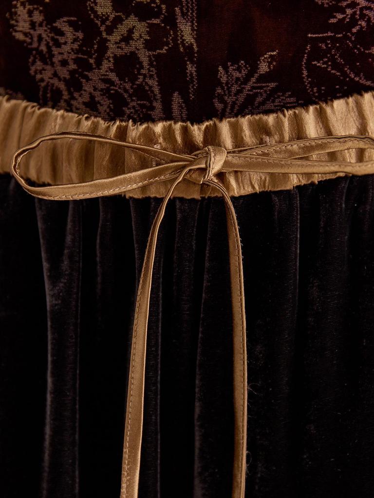 Women's High-End Silk Velvet Wide-Leg Pants - 2025 Autumn/Winter Collection, Loose Fit, Long, Casual, Perfect for Middle-Aged Moms